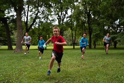 capture the flag pt1 kids playing